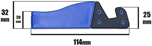 Smart Phone and Tablet Stand - Foldable Vertical and Horizontal Mount for iPhone / iPad / Samsung Galaxy / HTC One and all Mobile Phones Blue...