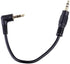 beler 0.4ft 10cm Short Right Angle 3.5mm Male to Male 3.5mm Aux Audio Cable...