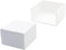 White Non Sticky Notes 3 x 3 Inch Note Memo Pads Blank Loose Paper with Acrylic White Stick Note Holder for Office, Home, School Supply (500 Sheet...