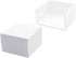 White Non Sticky Notes 3 x 3 Inch Note Memo Pads Blank Loose Paper with Acrylic White Stick Note Holder for Office, Home, School Supply (500 Sheet...