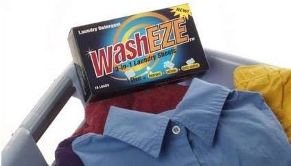 3-in-1 Laundry Detergent Sheets - 20 Loads Fresh Scent Liquidless Soap Sheet-Detergent, fabric softener and more -Travel Approved, College, Campin...