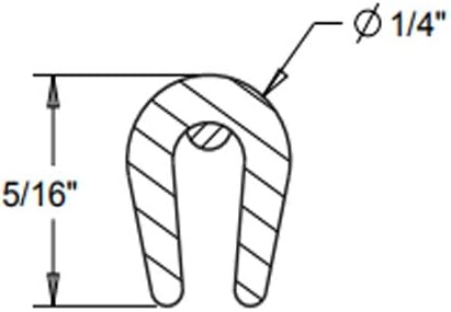 Cowles Custom - Enhanced 18ft Chrome U-Channel Edge Guard Trim, 18feet Rubber Bumper Protector accessory, Door Guard for Cars, Trucks, SUV, ATV, B...