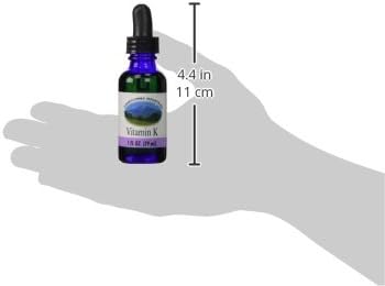 HoneyCombs Vitamin K1 Supplement Liquid Drops - High Potency Vitamin K1 Liquid Drops for Men & Women - Maintain Bone Health, Teeth, Skin and More ...