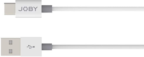 JOBY USB-A to USB-C Charging and Sync Cable, 1.2m Length, White, USB Cable, USB C Cable, Type-C Cable, USB C Port Compatible...