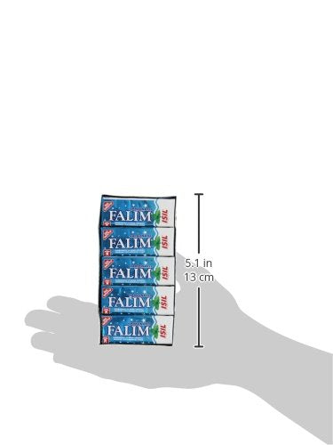 Falim Sugarless Plain Gum with Carbonat and mint aromatic, 20 Pack, 100 Pieces Each...