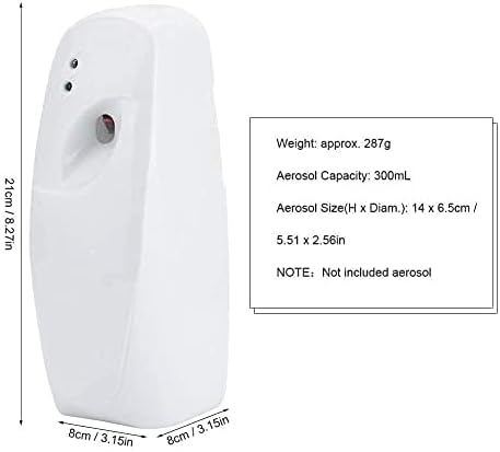 Automatic Adjustable Fragrance Dispenser Wall-mounted Aerosol Spray Air Freshener Standing Fragrance Dispenser for Home Room Office Hotel...