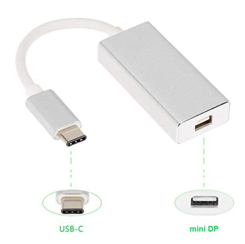 chenyang USB-C USB 3.1 Type C to Mini DisplayPort DP 1080p HDTV Adapter Cable with Gold Aluminium Case for 2015 New 12 Inch...
