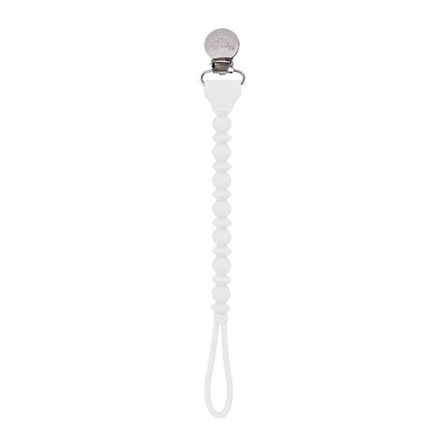 Itzy Ritzy Silicone Pacifier Clip; 100% Food Grade Silicone Pacifier Strap with Clip Keeps Pacifiers, Teethers & Small Toys in Place; Features One...