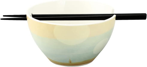 Bioworld Star Wars The Mandalorian 20 oz Ramen Bowl with Chopsticks...