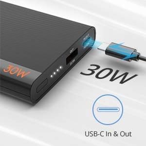 imuto 30W Slim Portable Charger for iPad Pro, Pixel iPad External Battery 30W Power Bank for iPhone 15/iPhone 15 Pro/iPad Pro 12.9/11in/ iPad Mini...