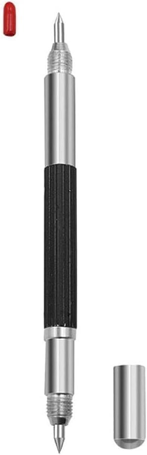 Black Alloy Scribe Pen Carbide Pen Metal Glass Tile Cutting Marker Pencil Metalworking Woodworking Hand Tools professional engraving pen for metal...