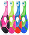 Farber Baby | Toddler Toothbrush (4 Pack) - Extra Soft Bristles, BPA Free, Soothing Teething Nub Ring Handle, 0-2 Years (Color Variety)...