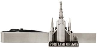 Silver Tie Clip by Ringmasters | LDS Temple Tie Clips for Men with Antique Silver Finish | Suit Accessories for Weddings, Church, & Formal Events ...