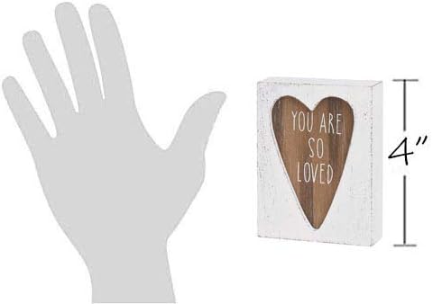 Collins Painting Mini Carved Wood Block Sign (You Are So Loved)...