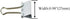 HAHIYO Binder Clips Paper Clamps Spring Steel Sturdy 0.98 inches Width 0.31 Inch Capacity No Sharp Edges Heavy Duty Tight Grip Reusable White Meta...