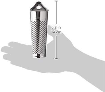 Fox Run Stainless Steel Cone Nutmeg Grater, 5.5" With Storage...