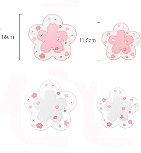 Durable Non-Slip Sakura Coffee Cup PVC Coaster Home Tea Coaster Bowl pad placemat Coaster(S)...