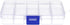 Craft County Plastic Bead Organizer – Clear – Customizable Compartments – Perfect for Organizing Small Items...
