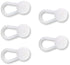25-pack Waistband Extender Set - 5 x White Button, 5 x Black Button, 5 x Spring Metal Button, 5 x Cotton Hook, 5 x Cotton Button Extenders...