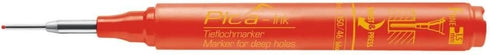 Pica Ink Red Marker Pen for Deep Holes Precision Fine Tip 150-40...