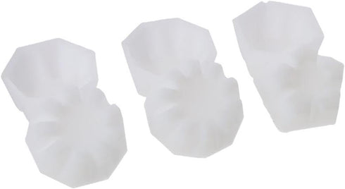 6 Pcs White Silicone Flower Pour Cups,Paint Pouring Split Cup,Art Reverse Flower Dip Fluid Painting Supplies for Painting, DIY Craft...