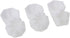 6 Pcs White Silicone Flower Pour Cups,Paint Pouring Split Cup,Art Reverse Flower Dip Fluid Painting Supplies for Painting, DIY Craft...