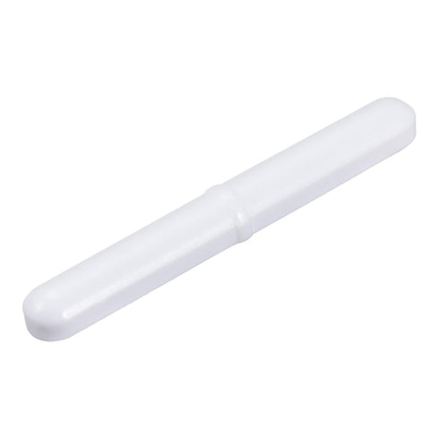 MECCANIXITY Magnetic Stirrer Mixer Stir Bar Rod 80mm(3.15") x10mm with Ring Shape Coating Magnet White for Laboratory...