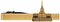 Ringmasters LDS Idaho Falls Idaho Temple Gold Steel Tie Bar - Tie Clip - Priesthood Gift, LDS Missionary, Tie Clip...
