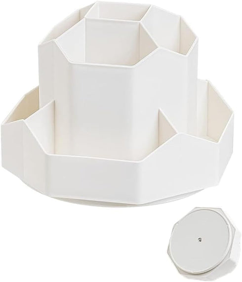 Pencil Pen Holder for Desk,Multi-Functional Desk Organizer,9 Slots 360 Degree Rotating Office Supplies Set and Desk Accessories for Home Office Or...
