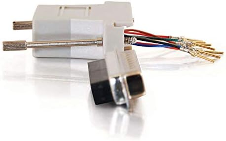 C2G 02934 RJ45 to DB25 Male Modular Adapter, Gray...