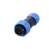 SP13 Aviation Connector M13 Male Plug + Circular Female Socket ?13mm Outdoor Waterproof IP68 Plastic Connectors with Cap Panel Mount Gold Plated 5...