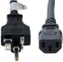 Heavy Duty AC Power Cord, 15A/250V, 14 AWG, 6-20P to C13, (NEMA 6-20P to IEC-60320-C13), Black, Lifetime Wty (3 ft)...