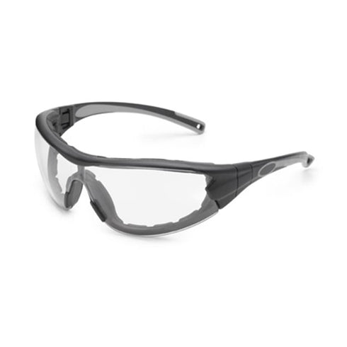 Gateway Safety 21GBX9 Swap Wraparound Hybrid Eye Safety Glasses/Goggles, FX3 Premium Anti-Fog Lens, Black Frame with Foam Edge, Regular, Clear...
