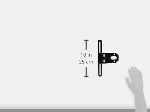 Grote 43022 Black Universal Steel Offset License Plate Bracket...