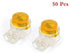 RUIAN Telephone Splitter 6P4C 4 Pin RJ11 Dual Female to RJ11 4 Pin Male Socket Plug Cord 2-Way Cable Splitter Adapter for Landline Telephone,2 Pcs...