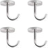 Stainless Steel Screws Mount Ceiling Hooks, Coat Hanger (2 INCH, 4 Pack)...