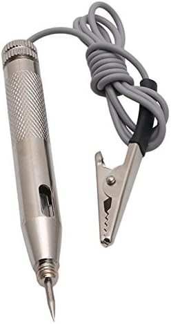 Silver 6V 12V 24V Auto Car Motorcycle Circuit Tester Gauge Test Voltmeter Circuit Testers Tools and Home Improvement...