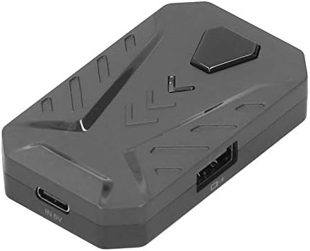 Mobile Gaming Keyboard Mouse Adapter Converter for PUBG, for Android and for iOS Mobile Phones, Support Bluetooth, with Adjustable Stand(Black)...