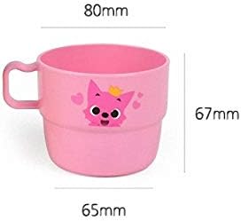 PINKFONG Cup with Handle-3P Family Plastic Cups (230ml) : 3pcs 1 Set...