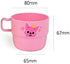 PINKFONG Cup with Handle-3P Family Plastic Cups (230ml) : 3pcs 1 Set...