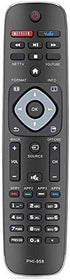 Young Universal NH500UP/PHI-958 Replacement Remote fit for Philips LED LCD TV Smart Ultra HDTV 50PFL5601/F7 65PFL5602/F7 55PFL5602/F7 50PFL5602/F7...