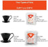 CAFEC Sanyo PFD-4 Flower Dripper, CUP 4 Clear...