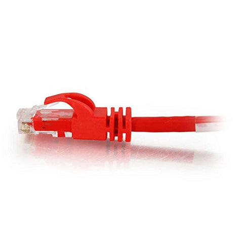 C2G/Cables to Go 31381 Cat6 Snagless Unshielded (UTP) Network Crossover Ethernet Cable, Red (5 Feet/1.52 Meters)...