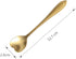Set of 10 Heart-Shaped Gold Stainless Steel Spoons for Coffee, Desserts, and Tea - Ideal for Sugar, Stirring, Ice Cream, and Cake 5inch...