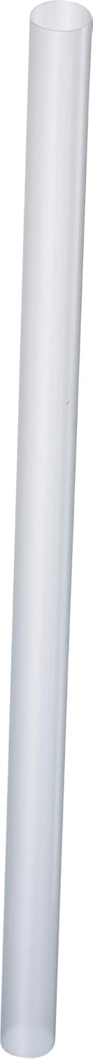 Clear Jumbo Smoothie Straws, Clear Disposable Wide-mouthed Large Milkshake Straws 9'' Inches High/Tall 100 pack...