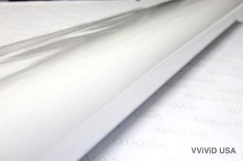 VViViD White High Gloss Realistic Paint-Like Microfinish Vinyl Wrap Roll with VViViD XPO Air Release Technology (1ft x 5ft)...