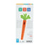 Nuby Silicone Carrot Tube Teether - Baby Teething Toy - Massaging Bristles for Sore Gums - 3+ Months...