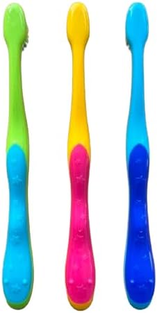 Baby, Infant & Toddler Toothbrush for Little Children Kids Ages 2 Years Old and Up, Extra Soft - Pack of 3...