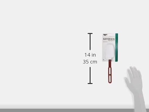 Vollrath 10" Plastic Softspoon Spatula, White...