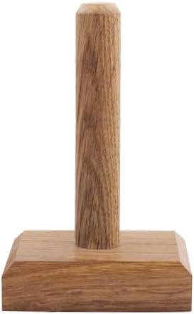 REDECKER Dark Oakwood Flax Yarn Holder - Holds Single Yarn Tube - Ideal for Crocheting, Embroidery Thread and Yarn Storage Organizer, Perfect Croc...